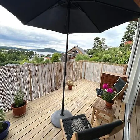 Villa Moderne Bolig, Hoy Standard Og Fantastisk Utsikt